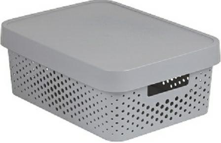 CURVER POJEMNIK AŻUR INFINITY 11L / JASNY SZARY
