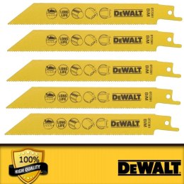 DEWALT BRZESZCZOT DO PIŁY SZABLASTEJ 152x1,8mm /5szt.