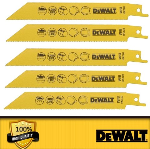 DEWALT BRZESZCZOT DO PIŁY SZABLASTEJ 152x1,8mm /5szt.