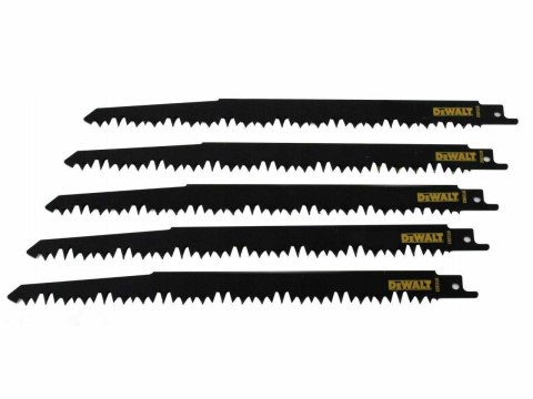 DEWALT BRZESZCZOT DO PIŁY SZABLASTEJ 240x5-6,5mm /5szt.