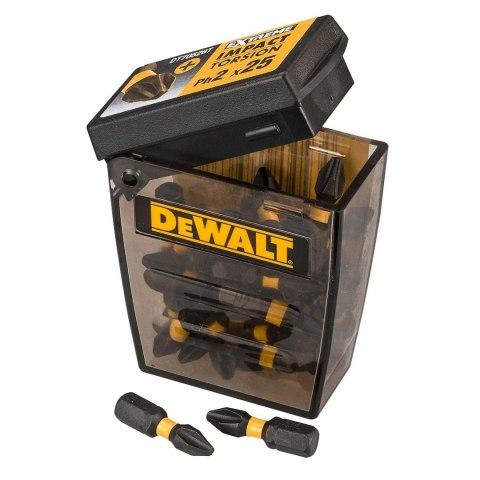 DEWALT KOŃCÓWKA UDAR. PH2x25/25szt. EXTREME IMPACT TORSION
