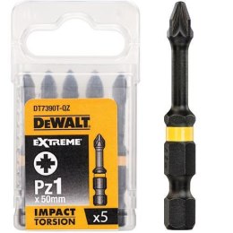 DEWALT KOŃCÓWKA UDAR. PZ1x50 /5szt. EXTREME IMPACT TORSION