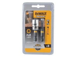 DEWALT KOŃCÓWKA UDAR. PZ2x50 /2szt. + UCHWYT MAGNETYCZNY EXTREME IMPACT TORSION