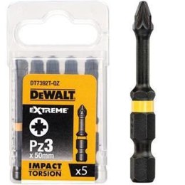 DEWALT KOŃCÓWKA UDAR. PZ3x50 /5szt. EXTREME IMPACT TORSION