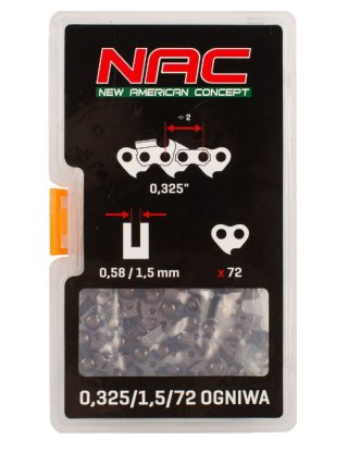 NAC ŁAŃCUCH TNĄCY 18" 72/325"/1,5 SPS01-45, 02-45,YD45/45,TT-CS5200