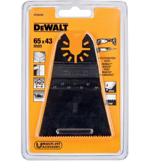 DEWALT MT BRZESZCZOT 43x65mm DREWNO/Z GWOŹDZIAMI/PCV/G/K