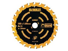 DEWALT PIŁA TARCZOWA 165x24z2,0mm+5` DO ZAGŁĘBIARKI