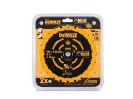DEWALT PIŁA TARCZOWA 184x16mmx24z DO ZAGŁĘBIARKI