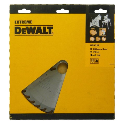 DEWALT PIŁA TARCZOWA 250x30mmx40z ATB