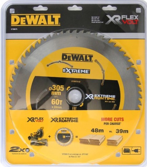 DEWALT PIŁA TARCZOWA 305x30mmx60z EXTREME RUNTIME