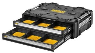 DEWALT SKRZYNIA TOUGHSYSTEM 2,0 DXL 2 x SZUFLADA PŁYTKA