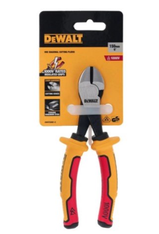 DEWALT SZCZYPCE BOCZNE 160mm VDE