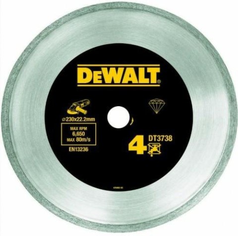 DEWALT TARCZA DIAMENTOWA PEŁNA 230x2,1x22,2mm