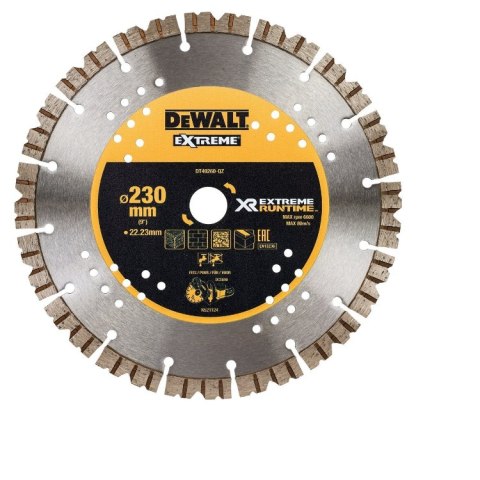 DEWALT TARCZA DIAMENTOWA SEGMENTOWA 230x22,2mm DO DCS690