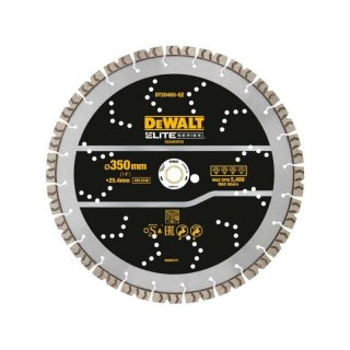 DEWALT TARCZA DIAMENTOWA SEGMENTOWA 350mm ELITE PRĘTY ZBROJONE/BETON