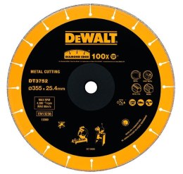 DEWALT TARCZA DIAMENTOWA DO METALU 355x25,4