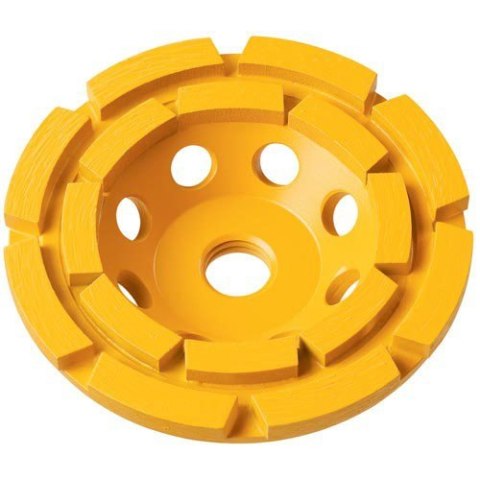 DEWALT TARCZA DIAMENTOWA DO SZLIFOWANIA BETONU 125mm 2-rzędowa M14