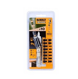DEWALT ZESTAW KOŃCÓWEK 10cz. TORSION + UCHWYT OBRACANY 20