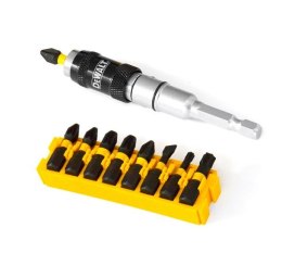 DEWALT ZESTAW KOŃCÓWEK 10cz. TORSION UCHWYT PRZEGUBOWY