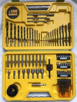DEWALT ZESTAW WIERTEŁ I BITÓW 100cz.