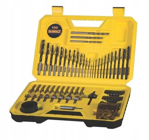 DEWALT ZESTAW WIERTEŁ I BITÓW 100cz.