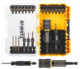 DEWALT ZESTAW WIERTEŁ I BITÓW 22cz. 