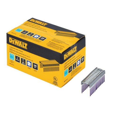 DEWALT ZSZYWKI DO KABLI DO DCN701/540szt.