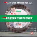 DISTAR TARCZA DIAMENTOWA GRES MASTER 125 x 1,4 x 10 x 22,23mm