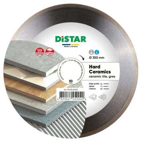 DISTAR TARCZA DIAMENTOWA HARD CERAMICS 350 x 2,2 x 10 x 32