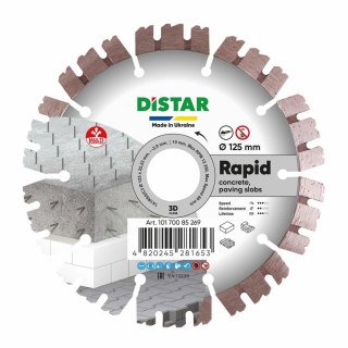 DISTAR TARCZA DIAMENTOWA RAPID 125 x 2,0/1,2 x 10 x 22,23