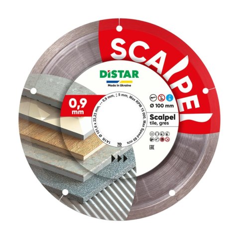 DISTAR TARCZA DIAMENTOWA SCALPEL 101,6 x 0,9 x 5 x 22,23mm