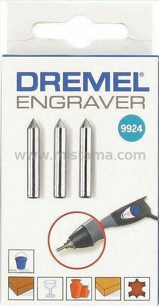DREMEL BIT WĘGLOWY DO GRAWER. 3szt.