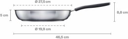 FISKARS PATELNIA 26cm Z POWŁOKĄ CERAMICZNĄ FUNCTIONAL FORM