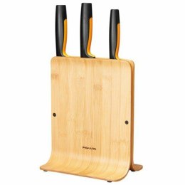 FISKARS ZESTAW 3 NOŻY W BLOKU BAMBUSOWYM FF .