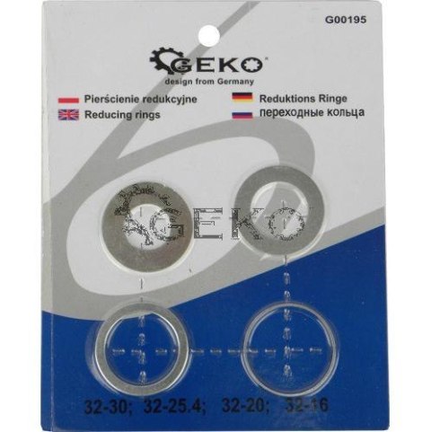 GEKO REDUKCJE DO TARCZ 4CZ. 32-30 32-25,4 32-20 32-16