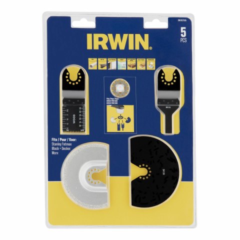 IRWIN BRZESZCZOT DO WIELOFUNKCYJNEJ SZLIFIERKI OSCYLACYJNEJ kpl. 4szt.