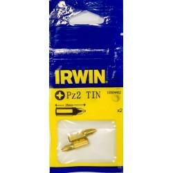 IRWIN KOŃCÓWKA PZ2 x 25mm TIN /2szt.....W