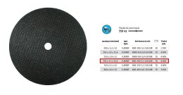 TARCZA METAL INCOFLEX 350*3,5*25,4 .