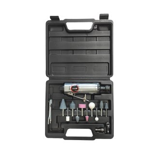 AWTOOLS SZLIFIERKA PROSTA PNEUMATYCZNA + AKCESORIA