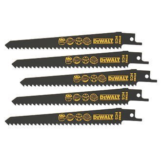 DEWALT BRZESZCZOT DO PIŁY SZABLASTEJ 152x4,2mm/DREWNO 5szt DEWALT BRZESZCZOT DO PIŁY SZABLASTEJ 152x4,2mm/DREWNO 5szt