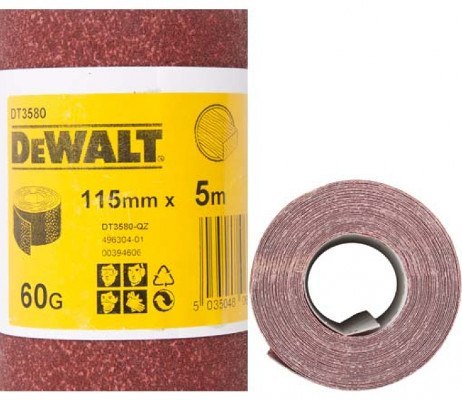 DEWALT PAPIER ROLKA 5m x115mm P 60 ... DEWALT PAPIER ROLKA 5m x115mm P 60 ...