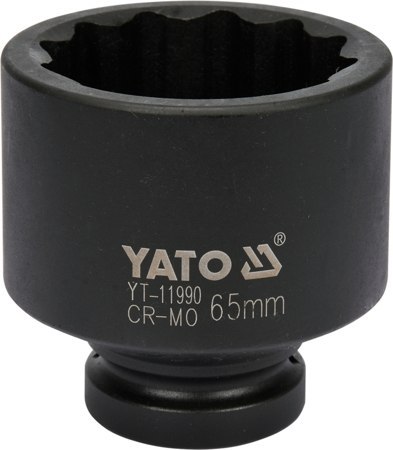 YATO NASADKA UDAROWA 12-KĄTNA 1" KRÓTKA DO PIAST 65mm YATO NASADKA UDAROWA 12-KĄTNA 1" KRÓTKA DO PIAST 65mm