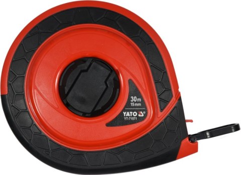 YATO TAŚMA MIERNICZA Z WŁÓKNA SZKLANEGO 30mx15mm YATO TAŚMA MIERNICZA Z WŁÓKNA SZKLANEGO 30mx15mm