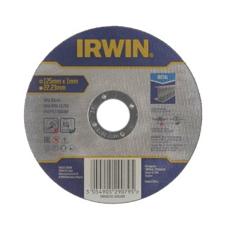 IRWIN TARCZA DO METALU PŁASKA 125mm x 1,0mm x 22,23mm