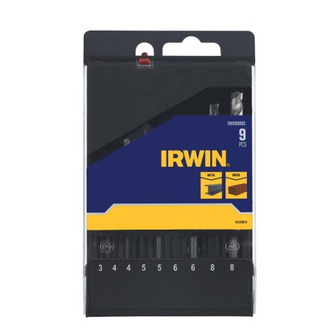 IRWIN WIERŁO DO BETONU METALU HSS kpl. 9szt. (3-8mm)