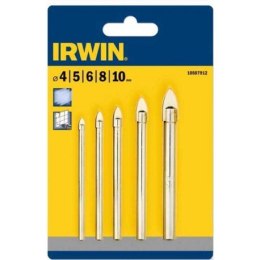 IRWIN WIERTŁO DO SZKŁA KPL.5szt. (4,5,6,8,10 mm)