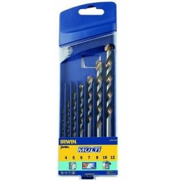 IRWIN WIERTŁO UNIWERS.CORDLESS KPL 7szt, *MULTI 4, 5, 6, 7, 8, 10, 12 mm... ..
