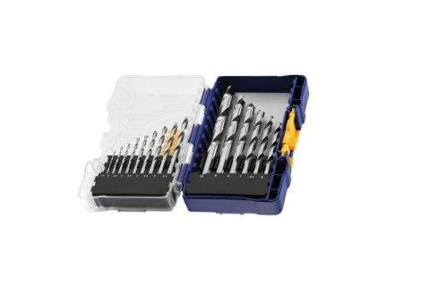 IRWIN ZESTAW 15szt. HSS PRO 1.5mm, 2mm, 2.5mm, 3mm, 3.5mm, 4mm, 4.5mm, 5mm, 5.5mm, 6mm, 6.5mm, 7mm, 8mm, 9mm, 10mm