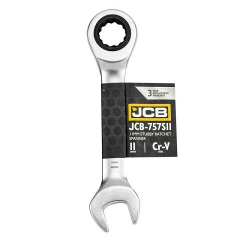 JCB KLUCZ PŁASKO-OCZKOWY Z GRZECHOTKĄ 11mm KRÓTKI