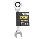JCB KLUCZ PŁASKO-OCZKOWY Z GRZECHOTKĄ 9mm KRÓTKI